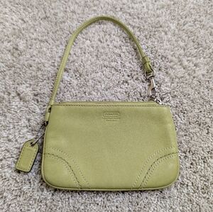 Coach Lime Green Y2K Wristlet